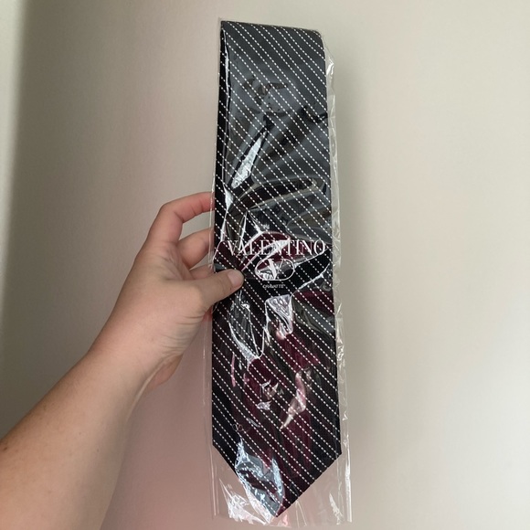 Valentino Other - Valentino tie new in packaging black and silver